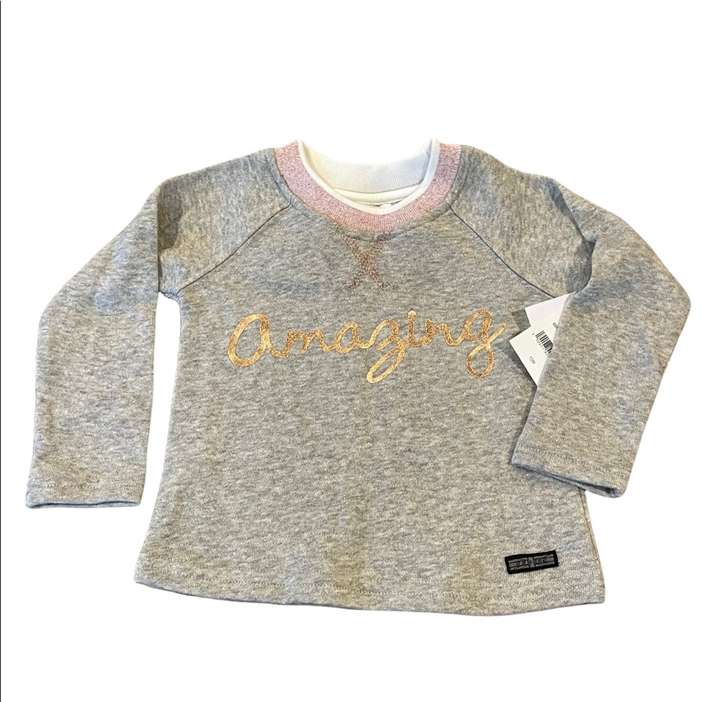 HUDSON BABY SZ 12MTH NWT ADORABLE CREWNECK LONGSLEEVE SWEATSHIRT SPRING WEIGHT!